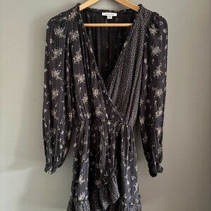 Aerie Floral Peasant Dress